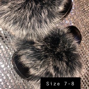Real USA approved fur slides.
